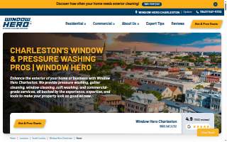 Window Hero Charleston website