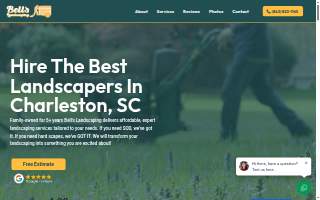 Bells Landscaping Charleston website