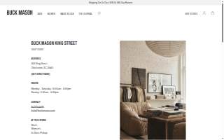 Buck Mason website