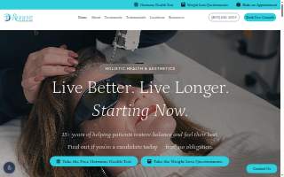 Renew Health and Wellness website