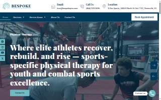 Bespoke Physical Therapy & Wellness website