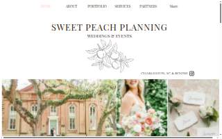 Sweet Peach Planning website