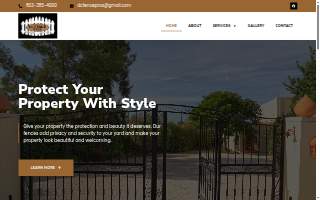 DC Fence Pros website