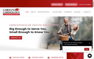 Carolina Cardiology Associates website