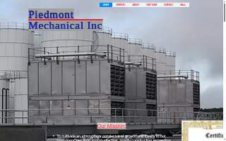 Piedmont Mechanical Inc website