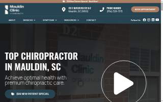 The Mauldin Clinic of Chiropractic website