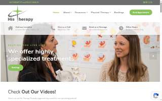 His Therapy- Physical Therapy & Pelvic Health website