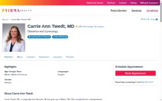 Carrie Ann Twedt, MD website