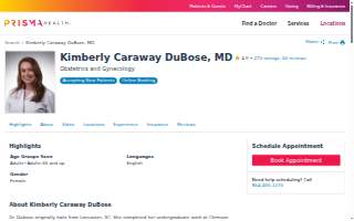 Kimberly Caraway DuBose, MD website
