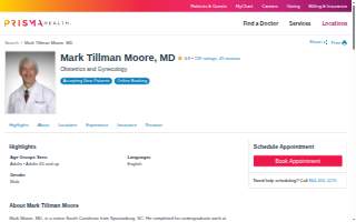 Mark Tillman Moore, MD website