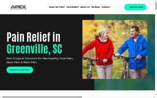 Apex Pain Solutions website