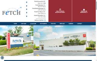 Fetch Specialty & Emergency Veterinary Centers (Greenville, SC) website