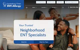 Spartanburg-Greer ENT & Allergy website