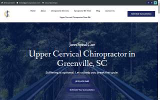 Janes Spinal Care website