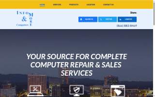 Info & More Computers website