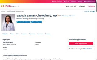 Saeeda Zaman Chowdhury, MD website
