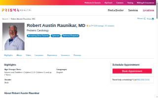 Robert Austin Raunikar, MD website