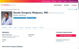 David Gregory Malpass, MD website
