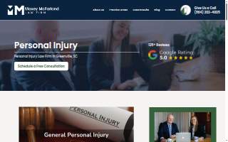 Maxey McFarland Law Firm website