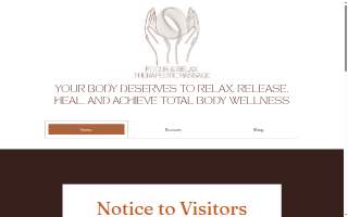 Focus & Relax Therapeutic Massage website