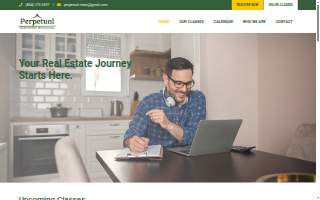 Perpetual Real Estate School of South Carolina website