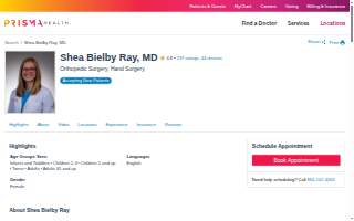 Shea Bielby Ray, MD website