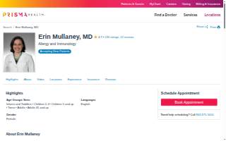 Erin Mullaney, MD website
