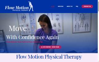 Flow Motion Physical Therapy website