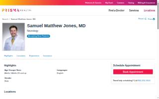 Samuel Matthew Jones, MD website