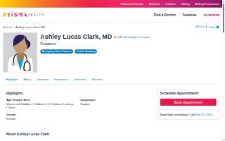 Ashley Lucas Clark, MD website