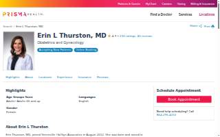 Dr. Erin Thurston website