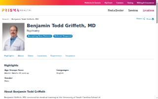 Benjamin Griffeth, MD website