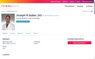 Joseph R Baber, DO website