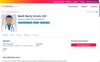 Mark Barry Krom, DO website