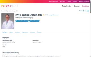 Kyle James Jeray, MD website
