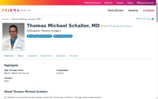 Thomas Michael Schaller, MD website