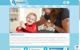Therapy360 - Speech, Occupational and Physical Therapy website