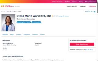 Stella Marie Walvoord, MD website