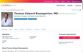 Thomas Edward Baumgarten, MD website