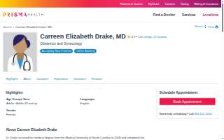 Carreen Elizabeth Drake, MD website