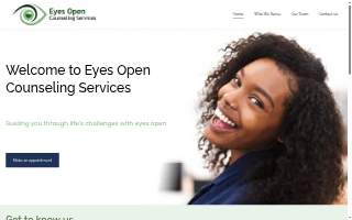 Eyes Open Counseling Services website