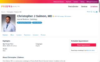 Christopher J Salmon, MD website