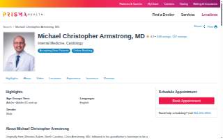 Michael Christopher Armstrong, MD website