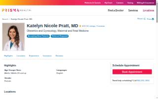 Katelyn Nicole Pratt, MD website
