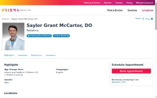 Saylor Grant McCartor, DO website
