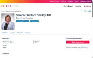 Danielle Winkler Shelley, MD website