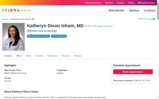 Katheryn D. Isham, MD website
