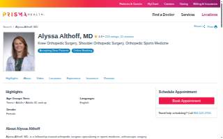 Alyssa Althoff, MD website