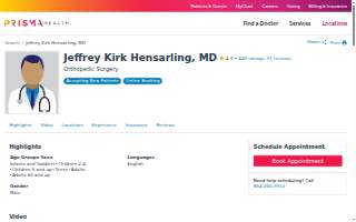 Jeffrey Kirk Hensarling, MD website