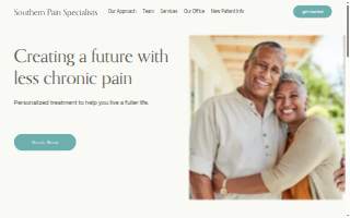 Southern Pain Specialists website